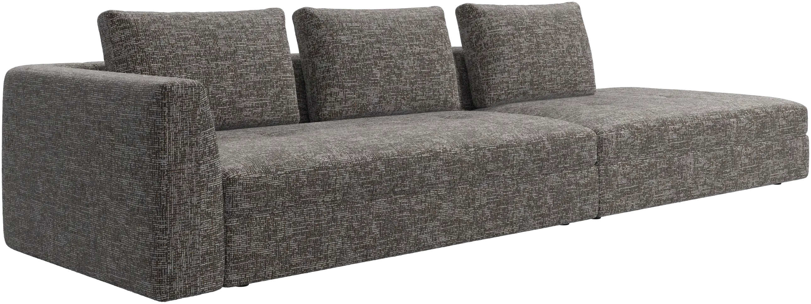 Bergamoソファ① Bergamo sofa with round lounging unit,ライト | sofa